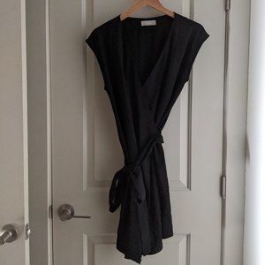 Everlane Japanese GoWeave Short-Sleeve Wrap Dress